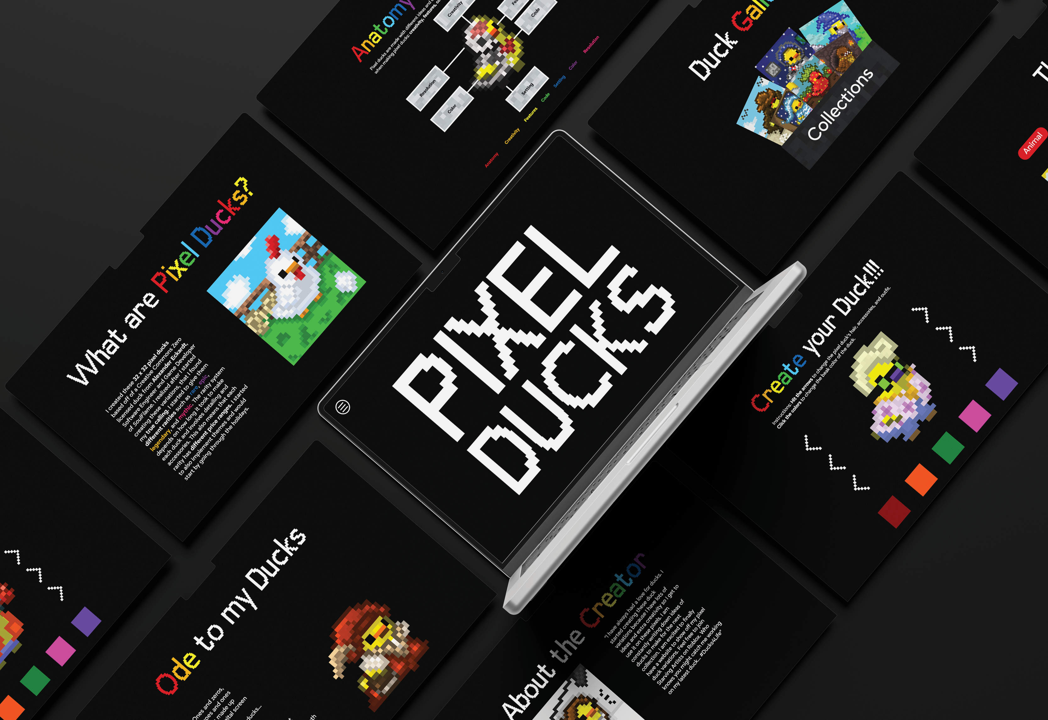 Pixel Duck Website