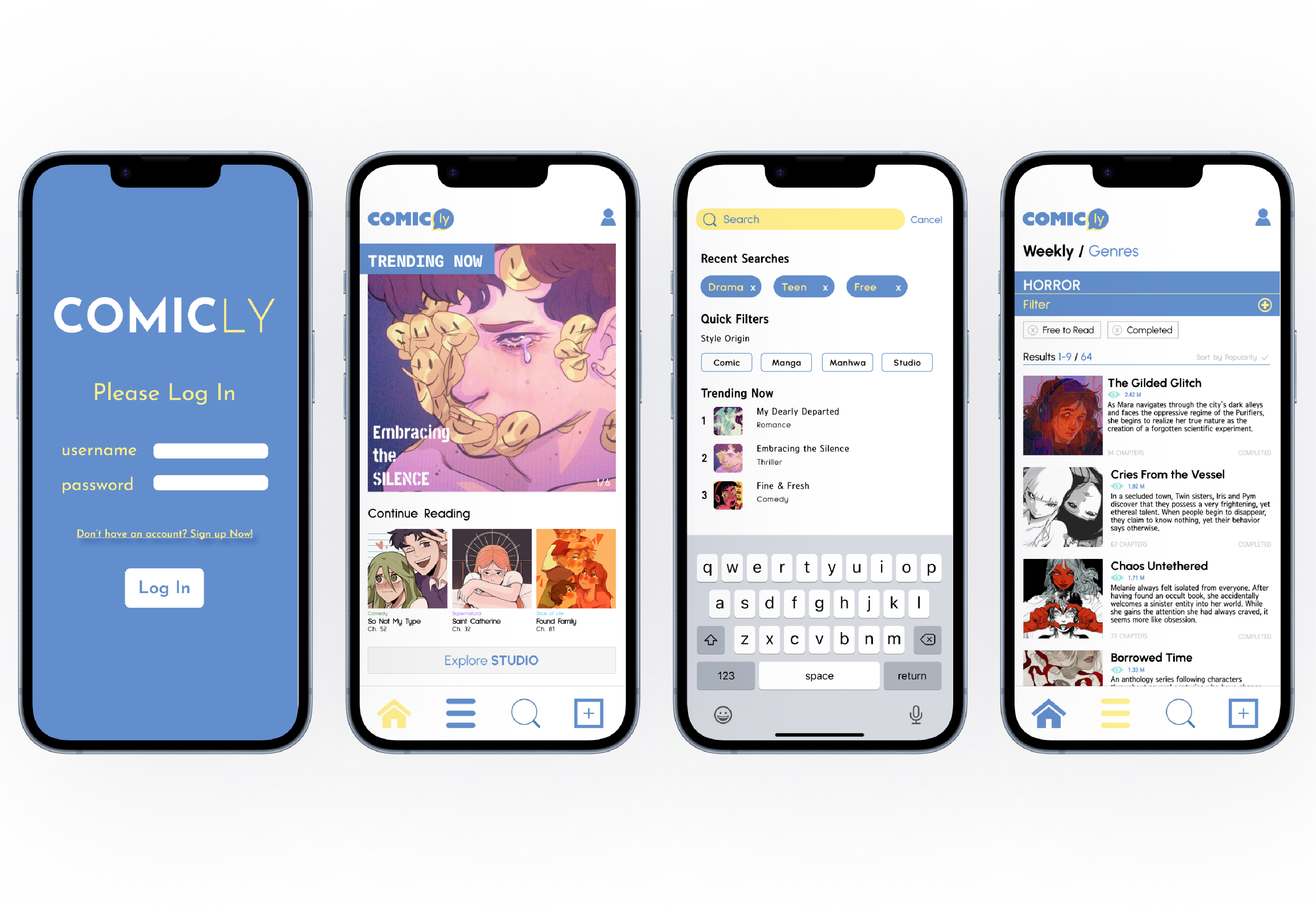 ComicLy Mobile App
