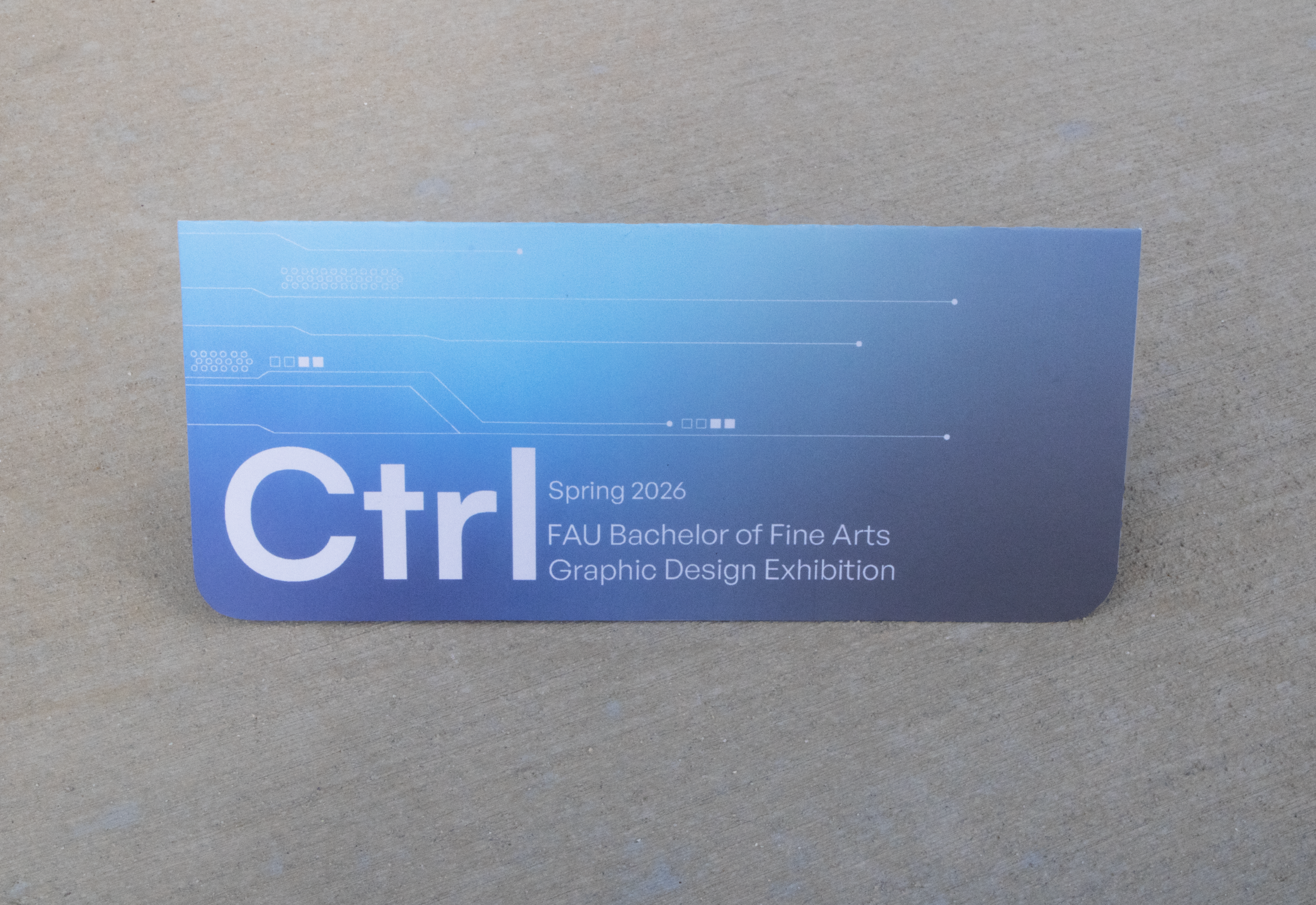 CTRL: Exhibition invitation