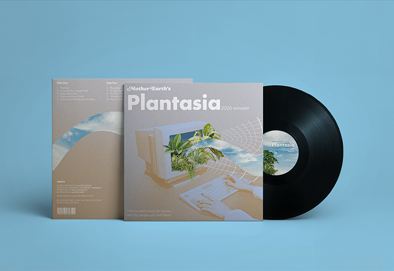 Plantasia Album Cover Redesign 