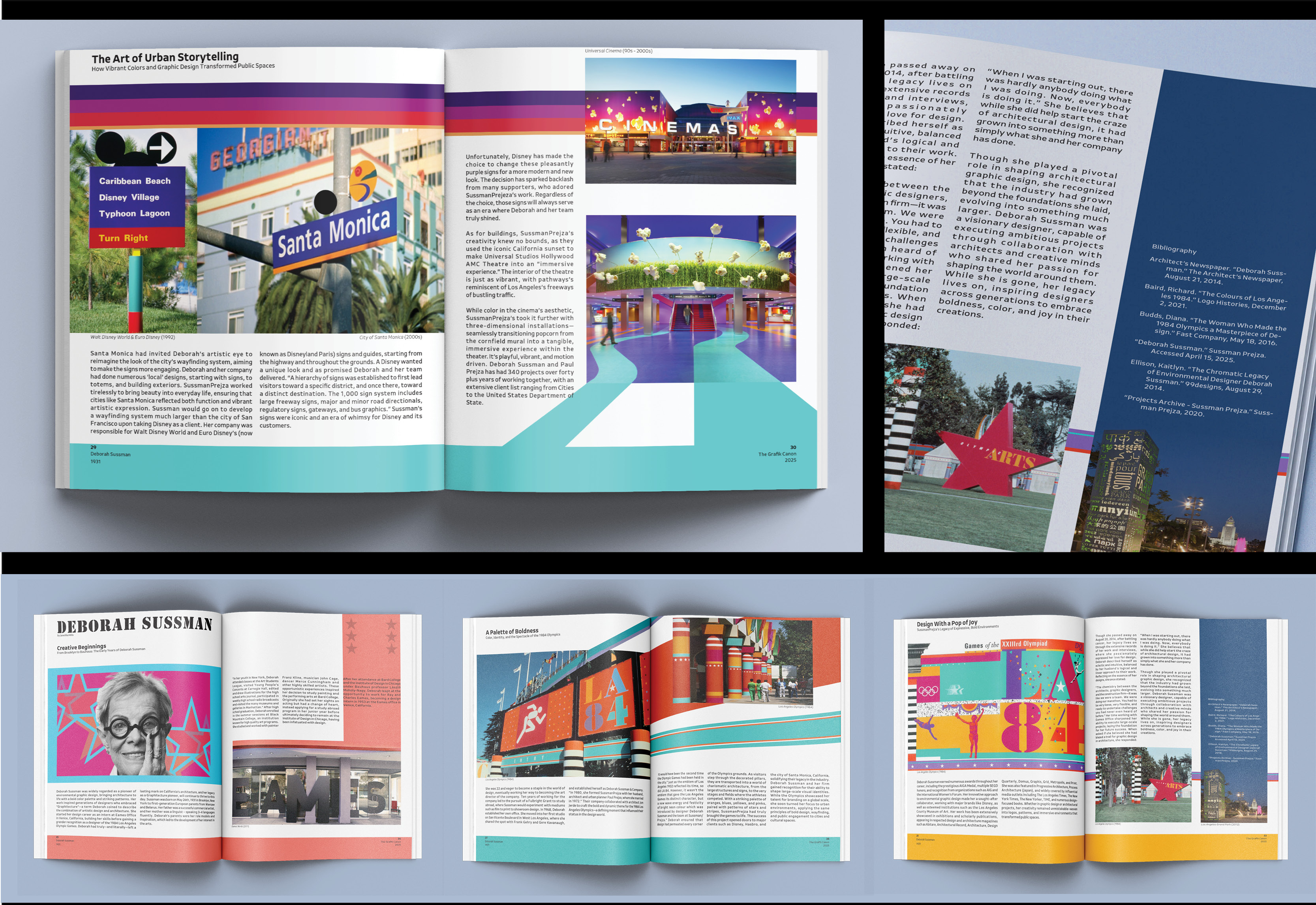 Deborah Sussman Magazine Spreads